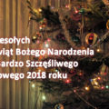 Wesołych Świąt i Szczęśliwego Nowego 2018 Roku